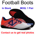 Small MOQ brand shoes and boots for football and soccer in 1 piece with cheap price